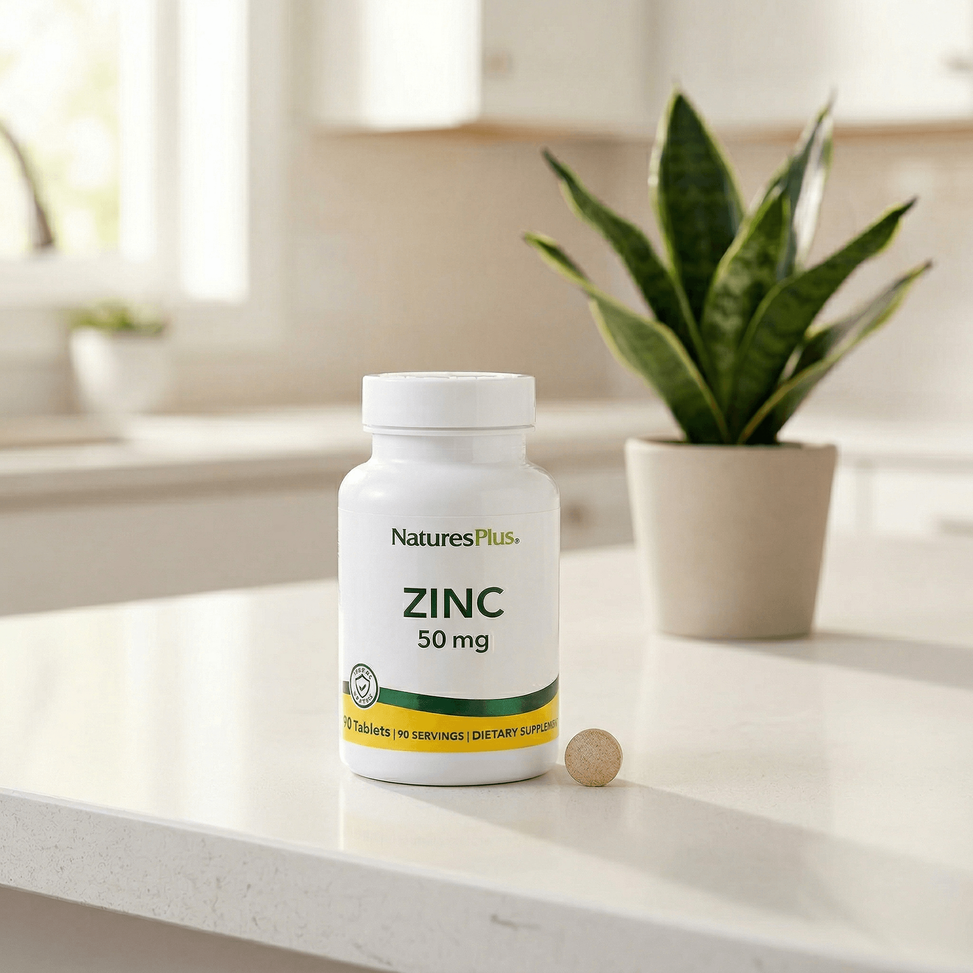 Zinc 50 mg Tablets - 90 Count