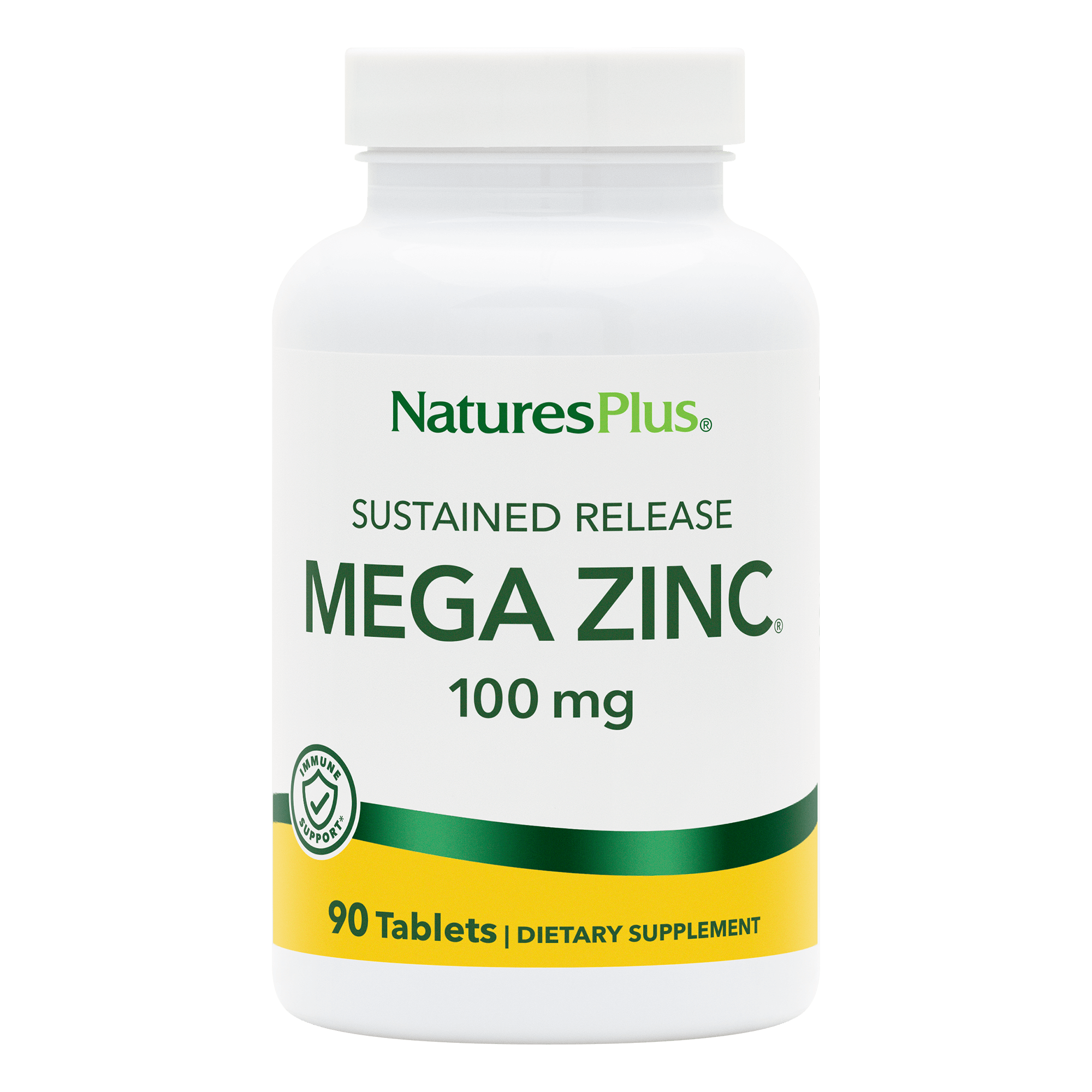 Mega Zinc 100 mg Sustained Release Tablets - 90 Count