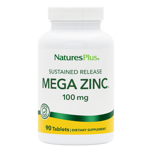 Mega Zinc 100 mg Sustained Release Tablets - 90 Count