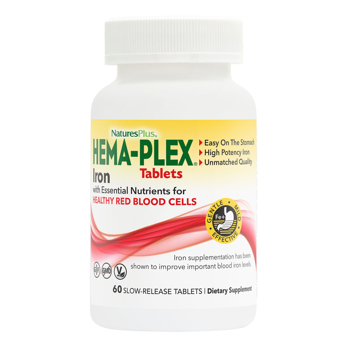 product image of HEMA-PLEX® Slow-Release Tablets containing 60 Count