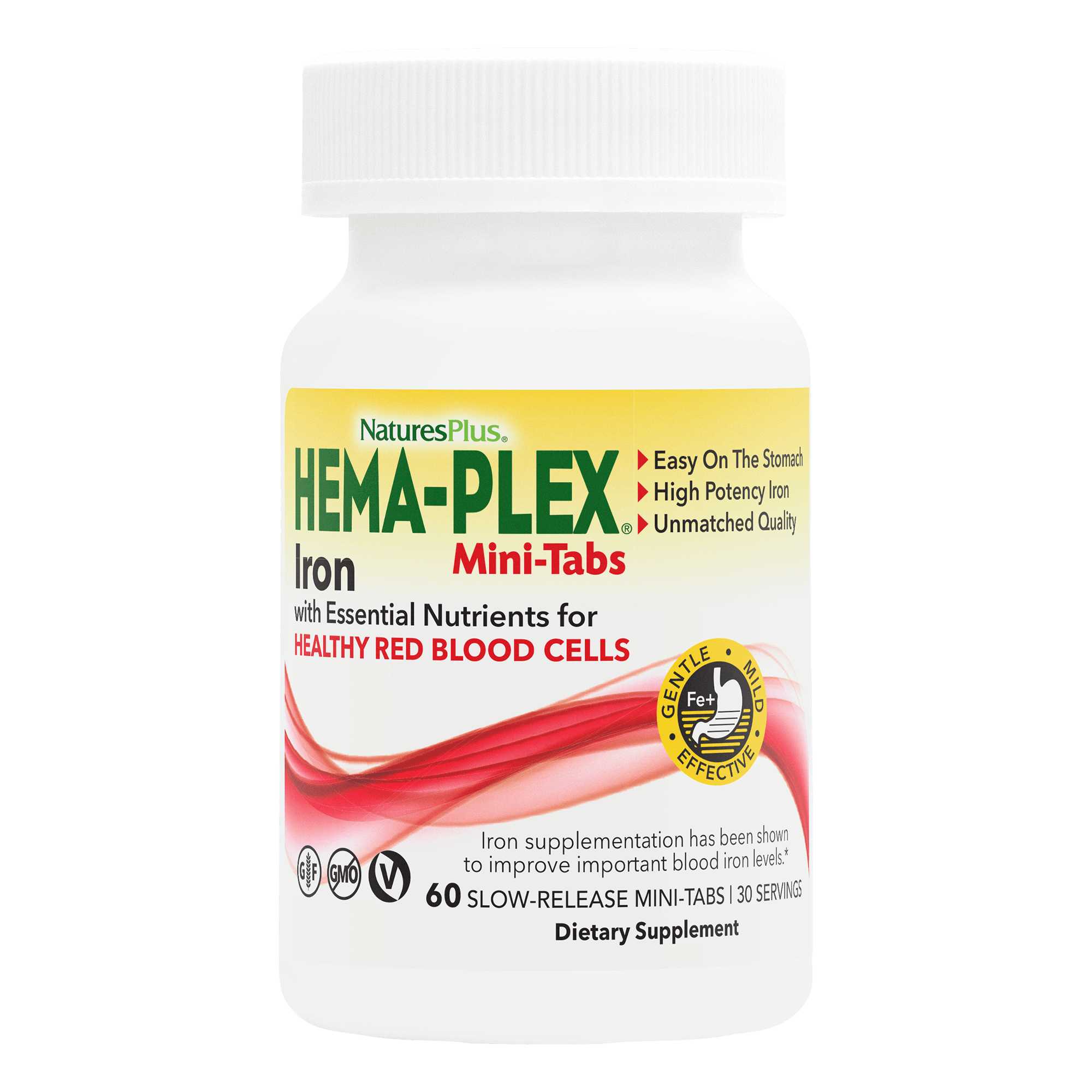 HEMA-PLEX® Slow-Release Mini-Tabs - 60 Count