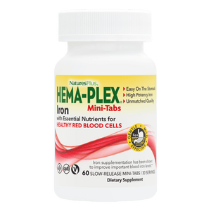 HEMA-PLEX® Slow-Release Mini-Tabs - 60 Count