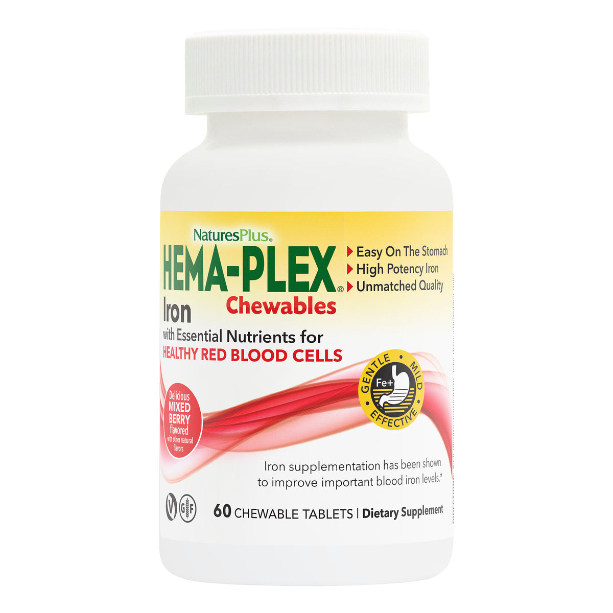 product image of HEMA-PLEX® Iron Chewables containing 60 Count