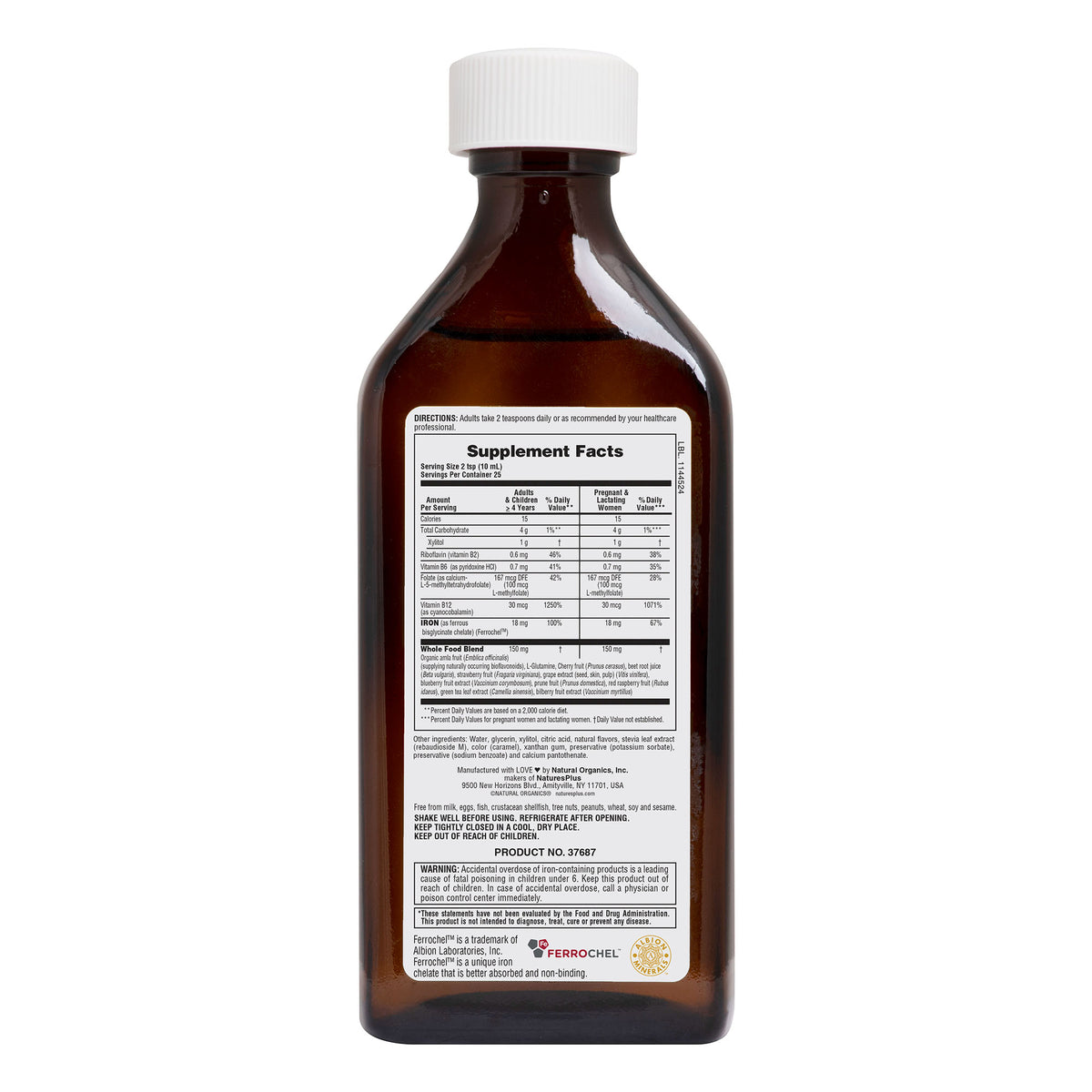 product image of HEMA-PLEX® Liquid Iron containing 8.50 FL OZ