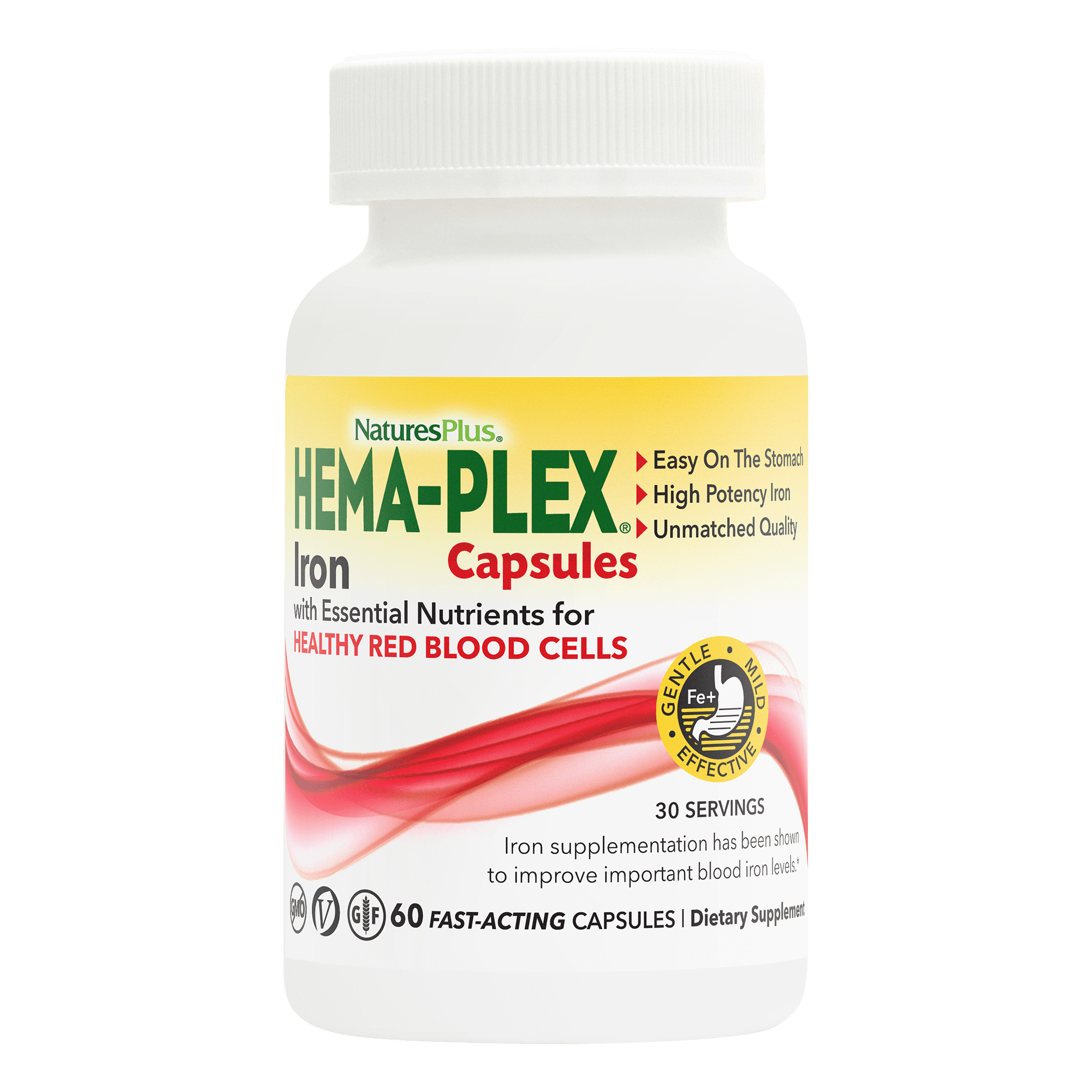 HEMA-PLEX® Iron Capsules - 60 Count
