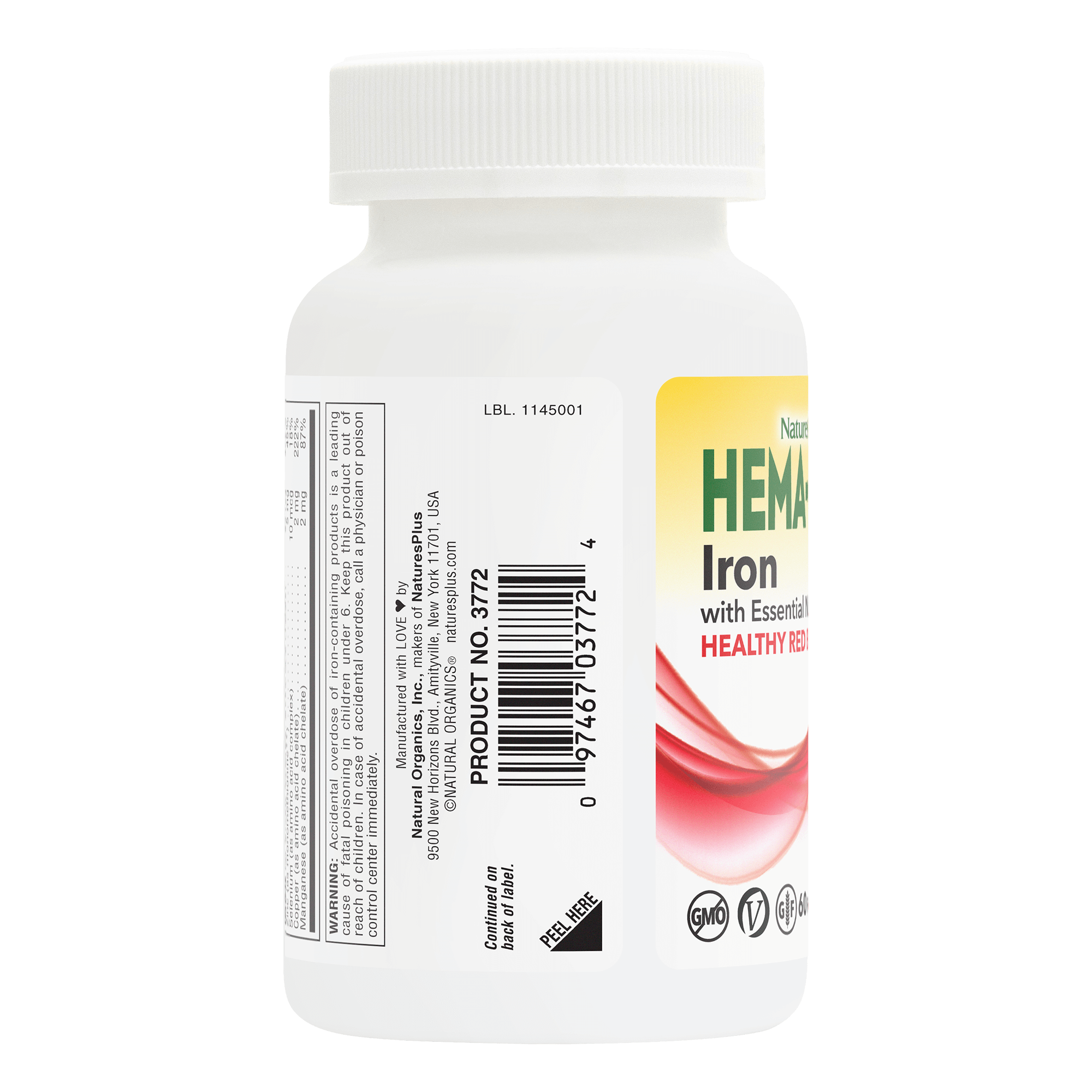 HEMA-PLEX® Iron Capsules - 60 Count