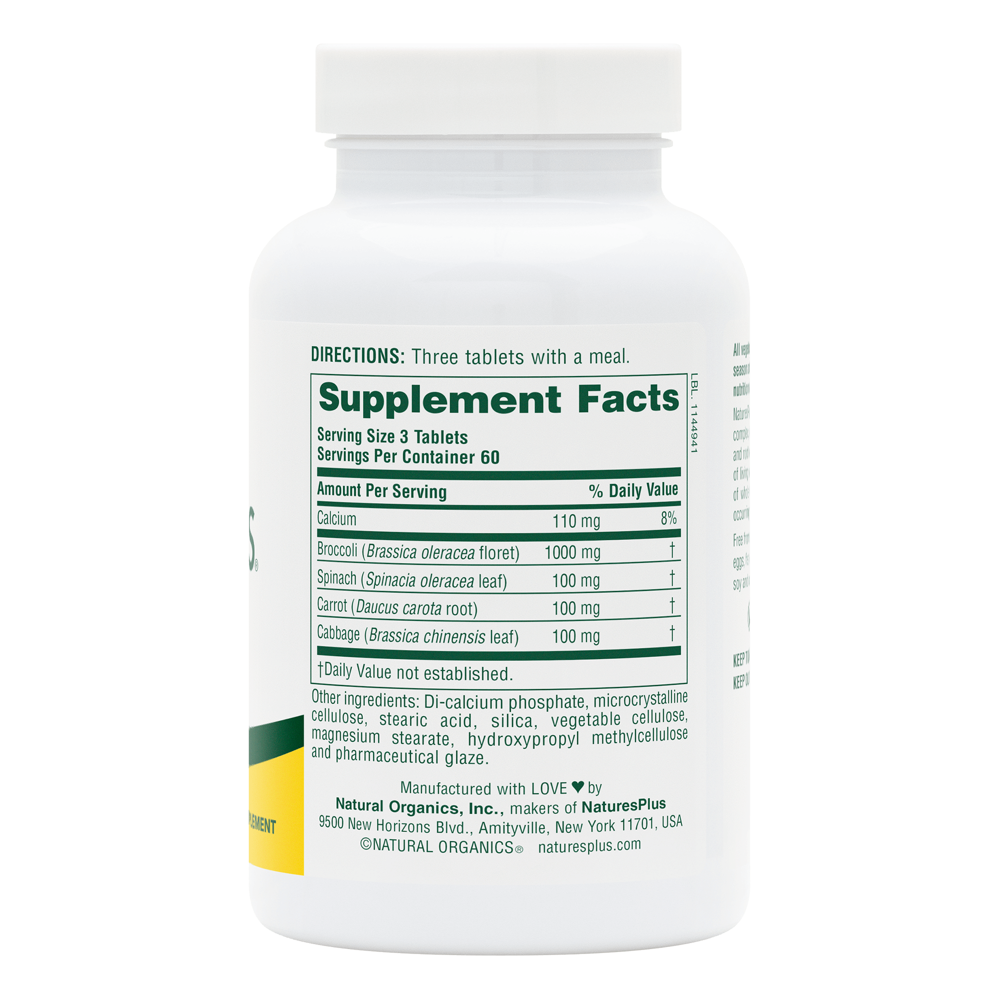 Mixed Vegetables® Tablets - 180 Count
