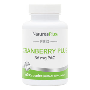 Frontal product image of NaturesPlus PRO Cranberry Plus containing 60 Count