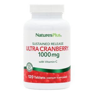 Frontal product image of Ultra Cranberry® Sustained Release Tablets containing 120 Count