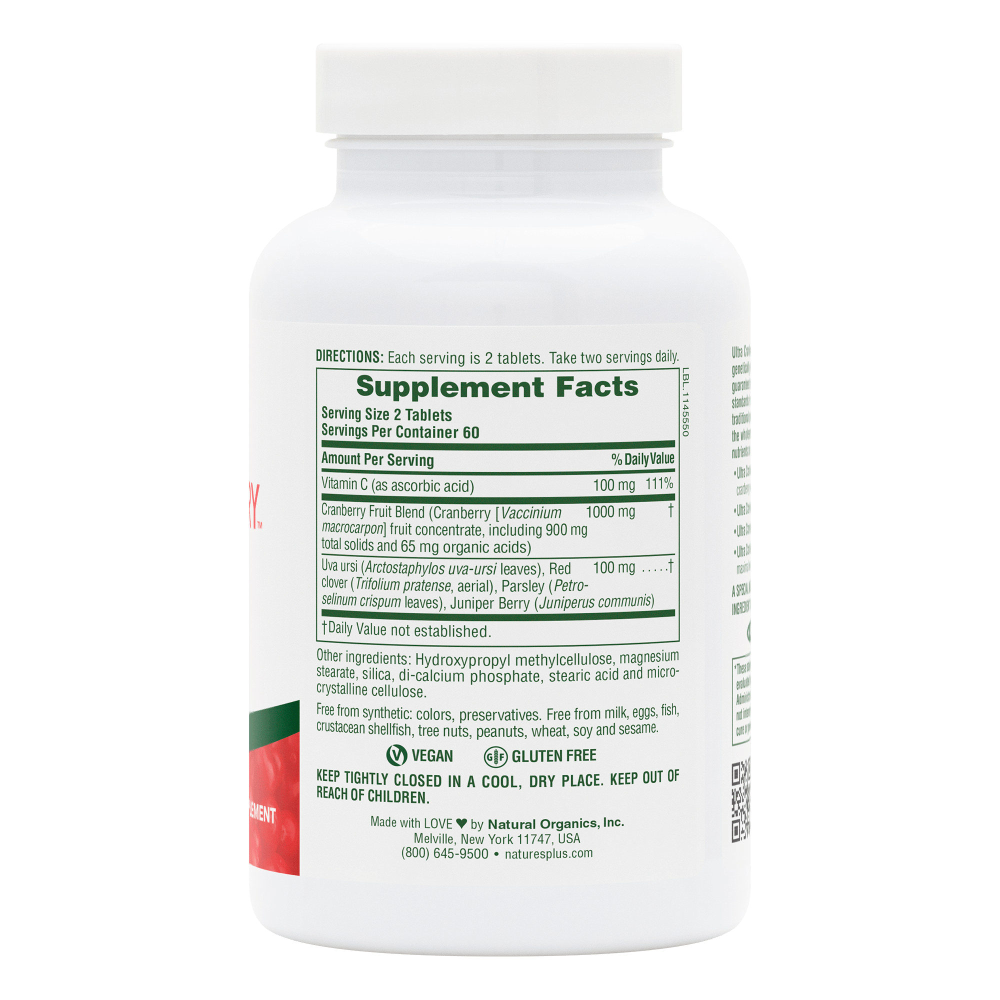 Ultra Cranberry® Sustained Release Tablets - 120 Count