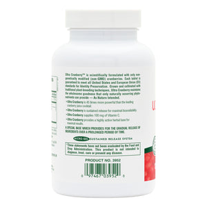 Second side product image of Ultra Cranberry® Sustained Release Tablets containing 120 Count