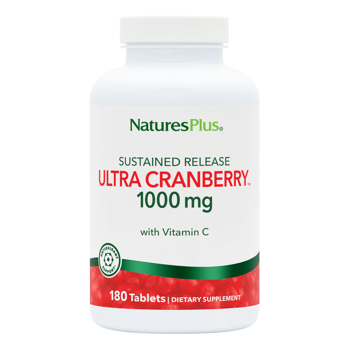 product image of Ultra Cranberry® Sustained Release Tablets containing 180 Count