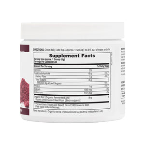 First side product image of Organic Beet Powder containing 240 GR