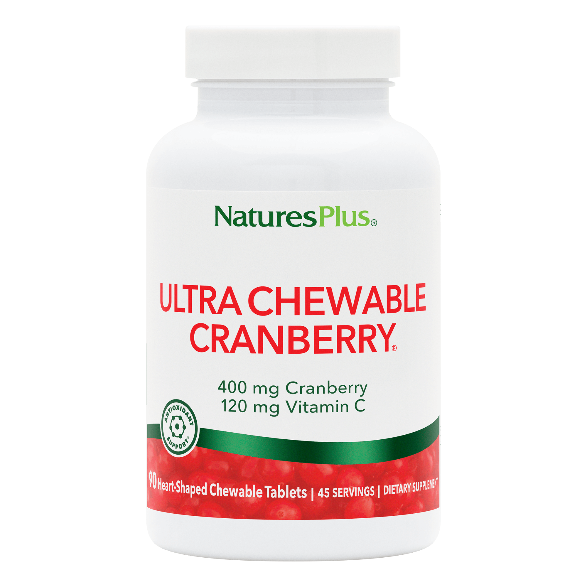 Ultra Chewable Cranberry® Love Berries® Tablets - 90 Count