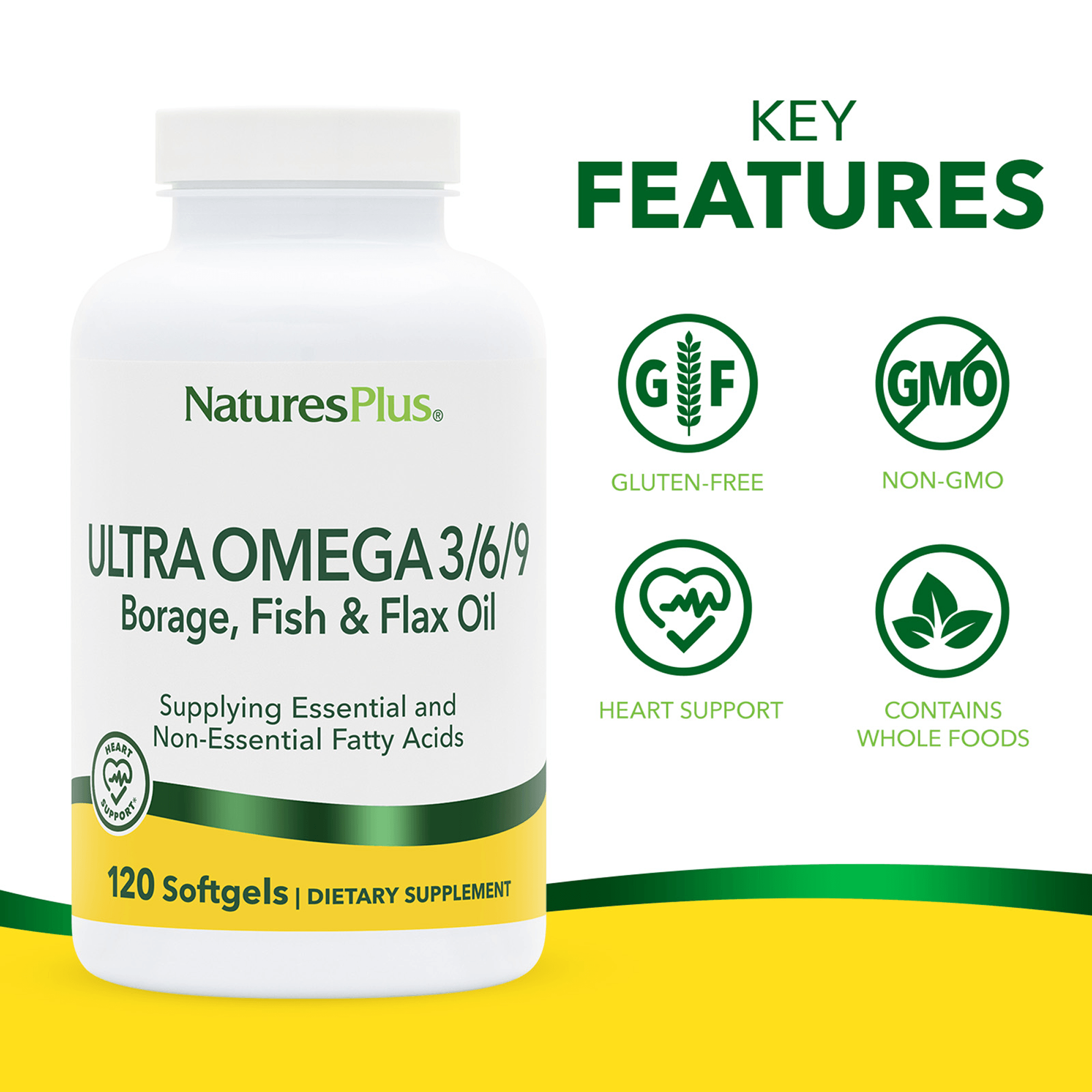 Ultra Omega 3/6/9™ Softgels - 120 Count