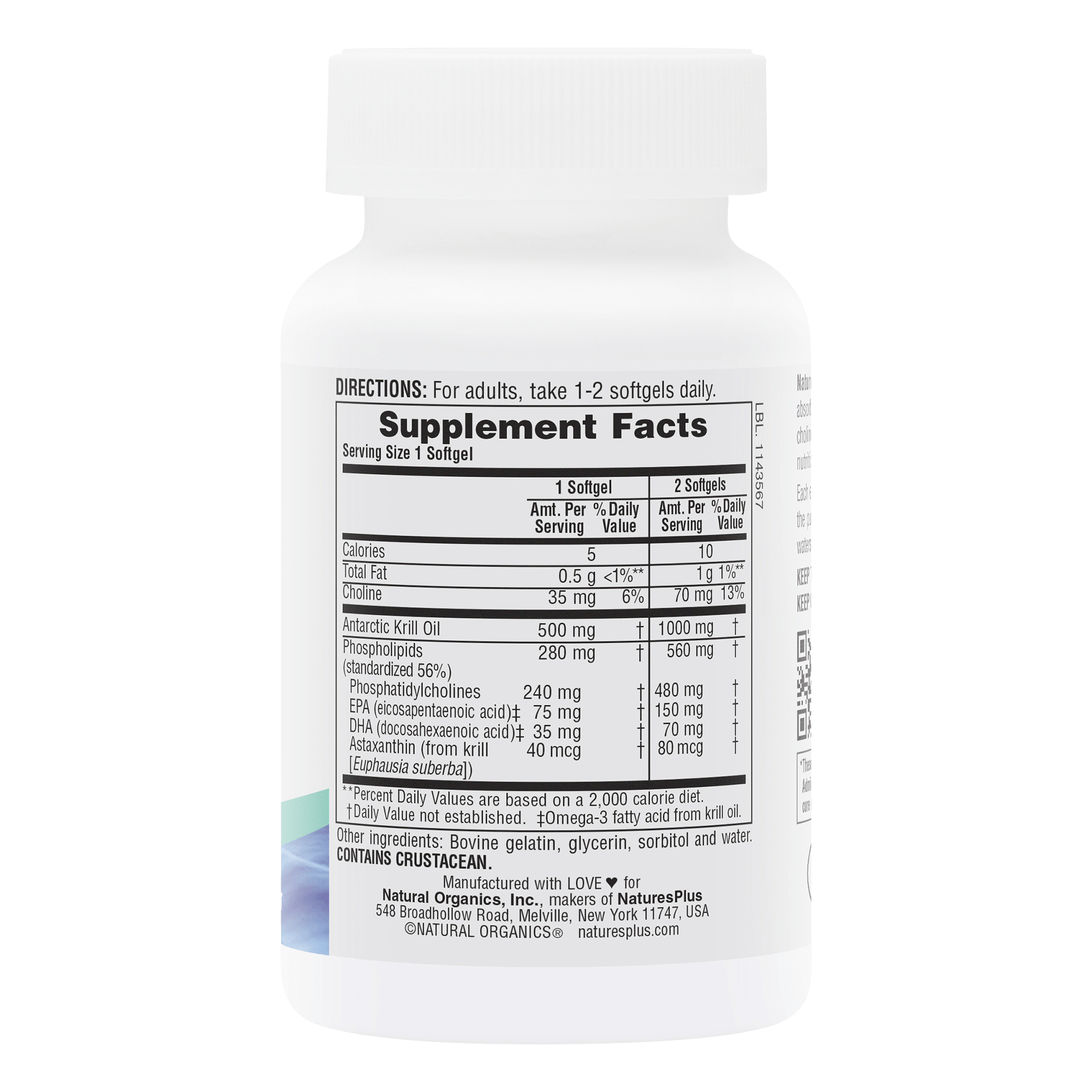 Antarctic Krill Oil - 60 Count