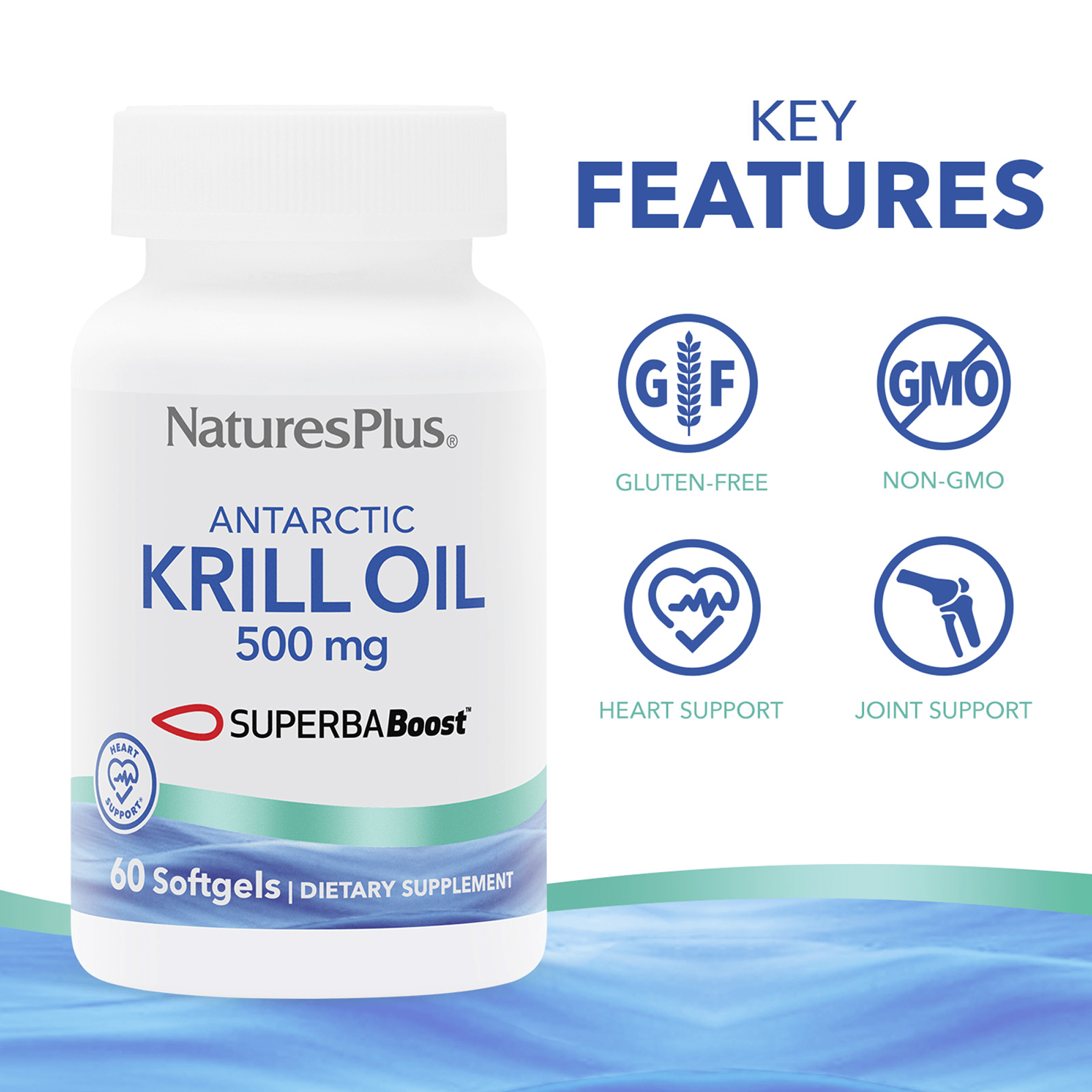 Antarctic Krill Oil - 60 Count