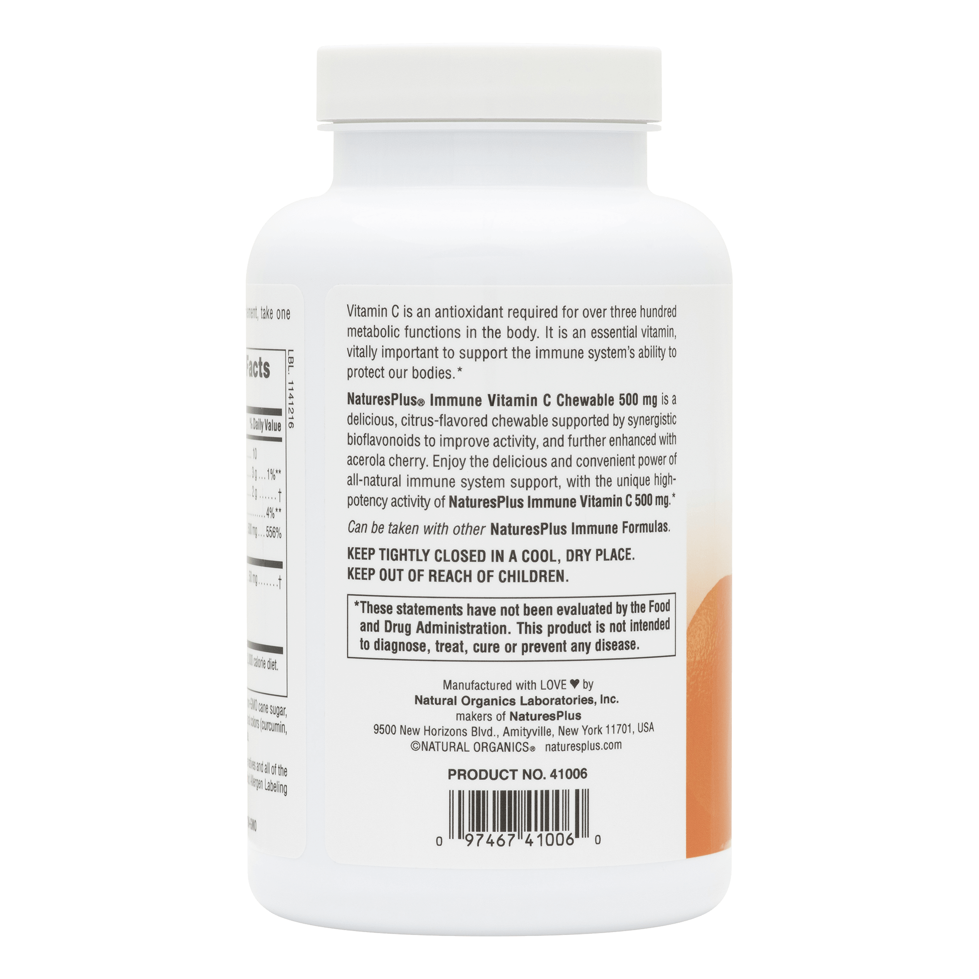 Immune Vitamin C Chewables - 100 Count