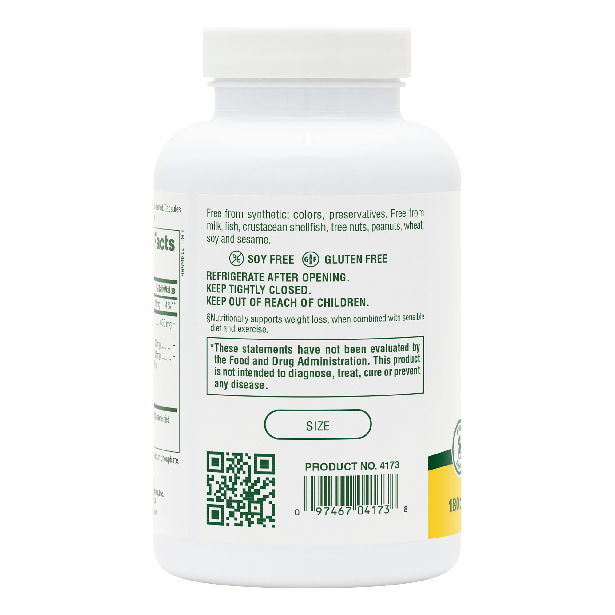 Egg Yolk Lecithin 600 mg Capsules - 180 Count