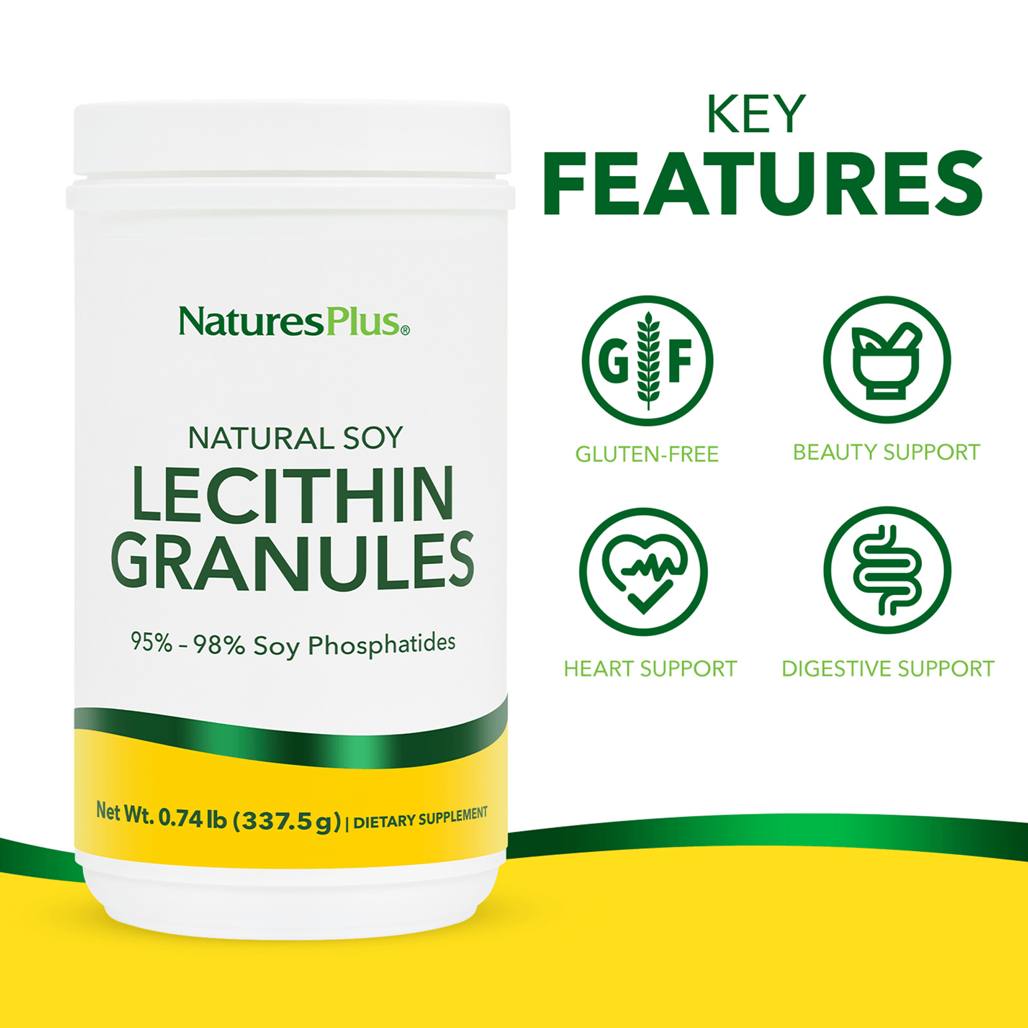 Lecithin Granules - 12 OZ