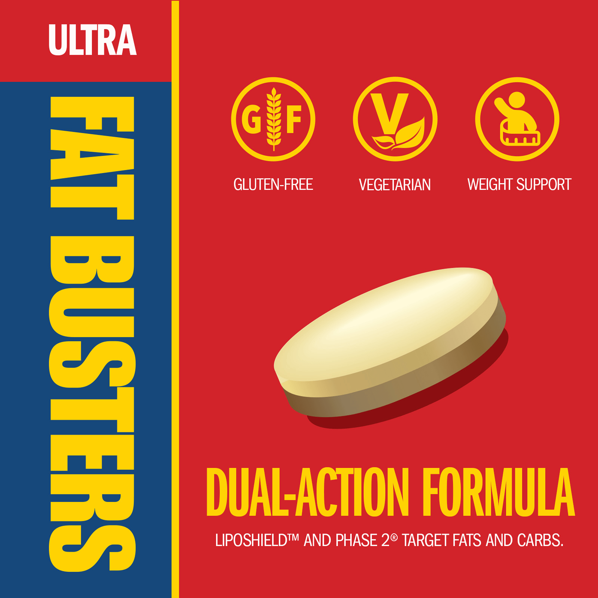 ULTRA FAT BUSTERS Bi-Layer Tablets - 60 Count