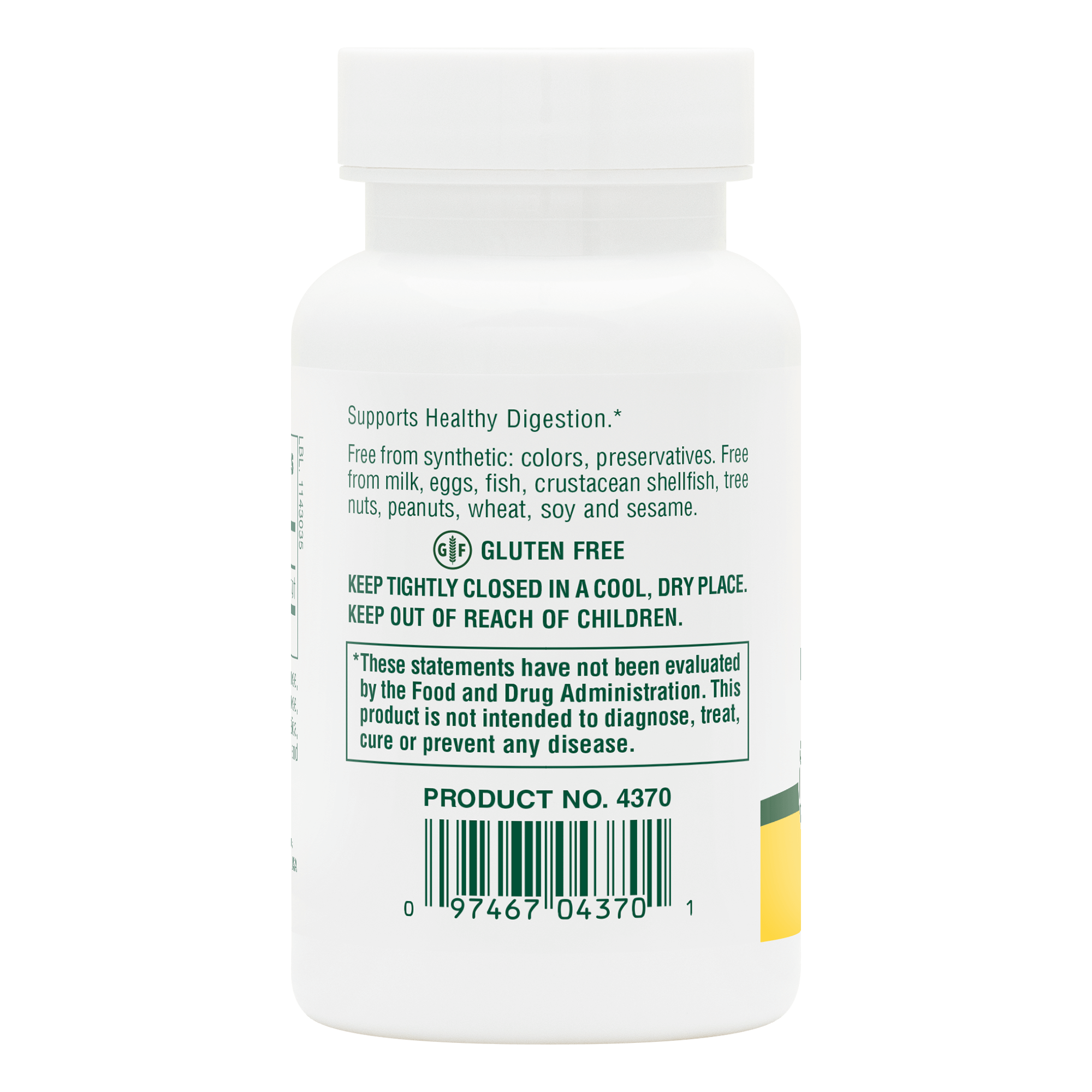 Betaine Hydrochloride Tablets - 90 Count