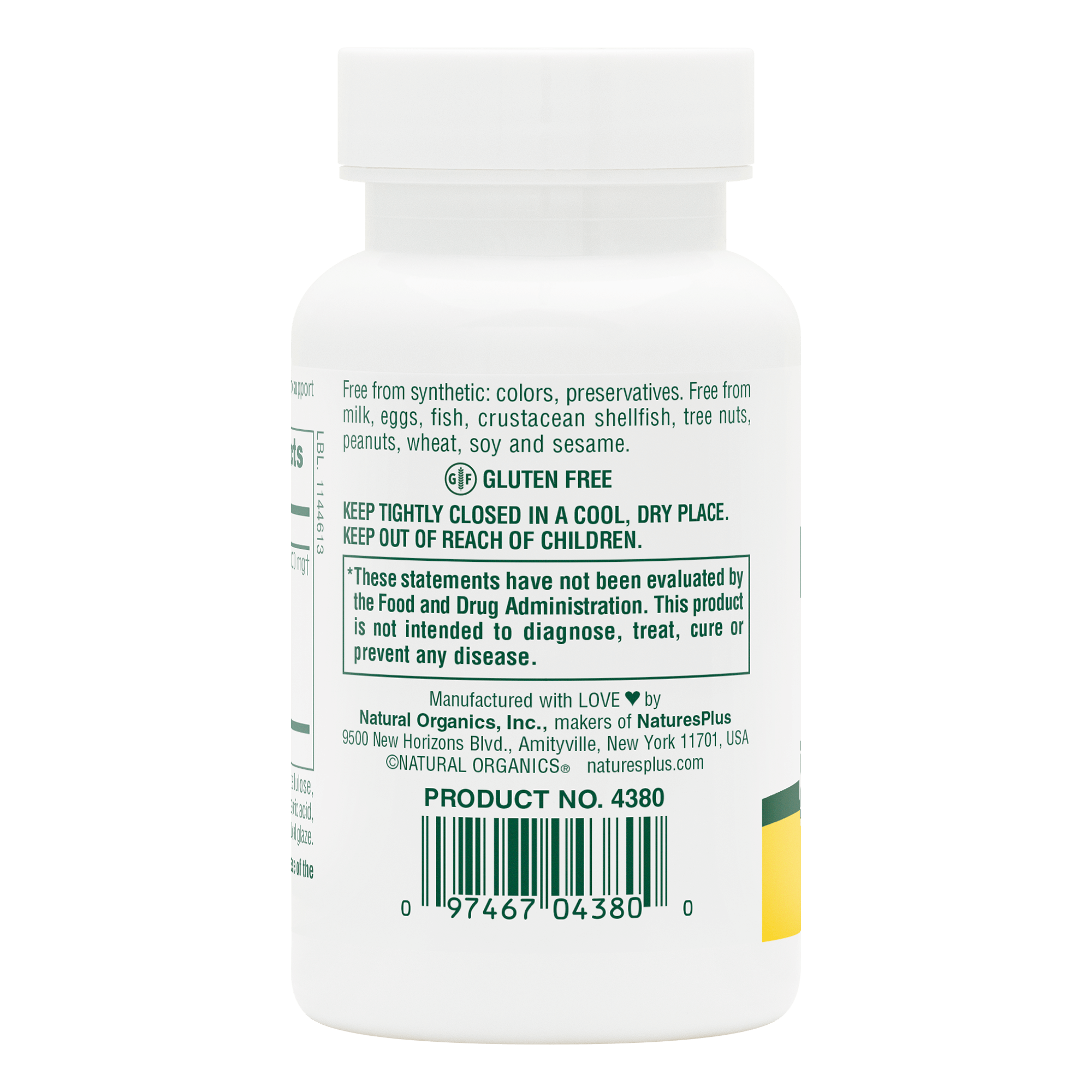 Pancreatin 1000 mg Tablets - 60 Count