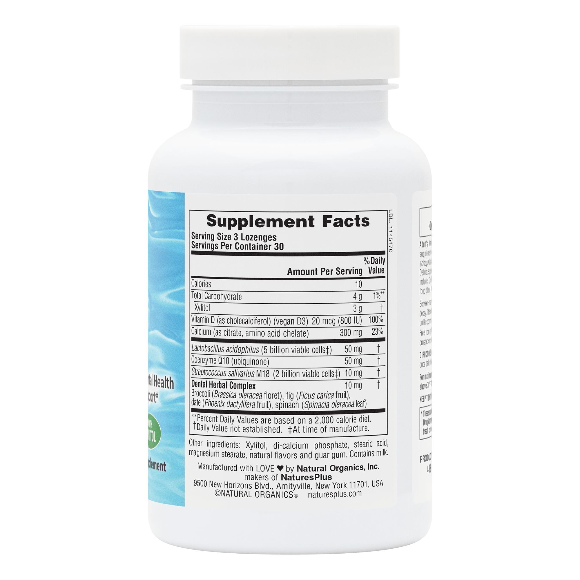 Adult's Dental Care Probiotic Lozenges - 90 Count