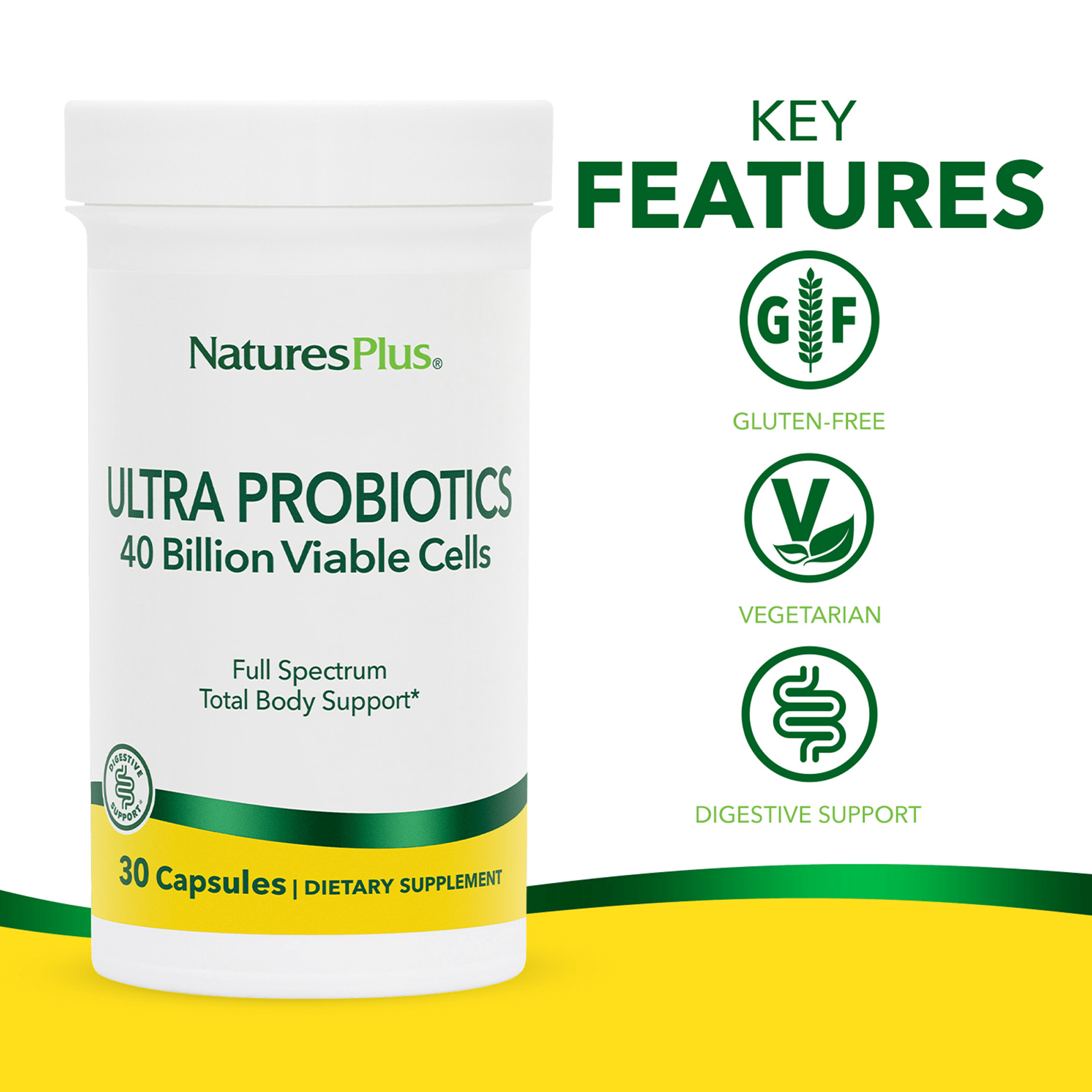 Ultra Probiotics Capsules - 30 Count