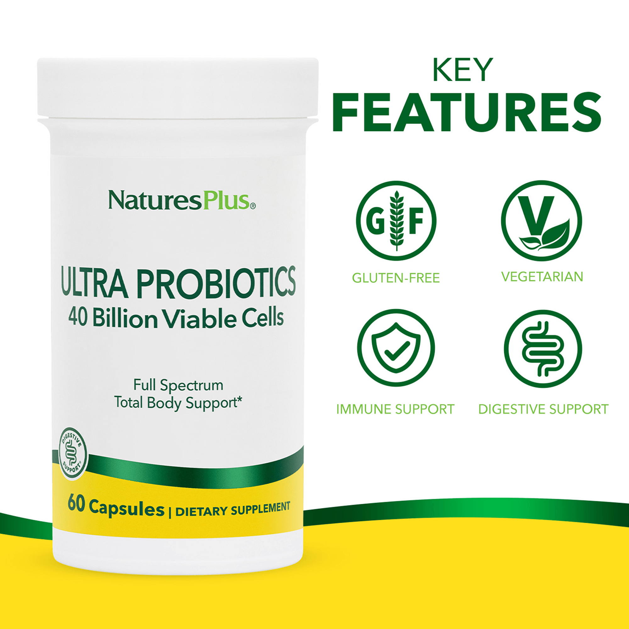 Ultra Probiotics Capsules - 60 Count