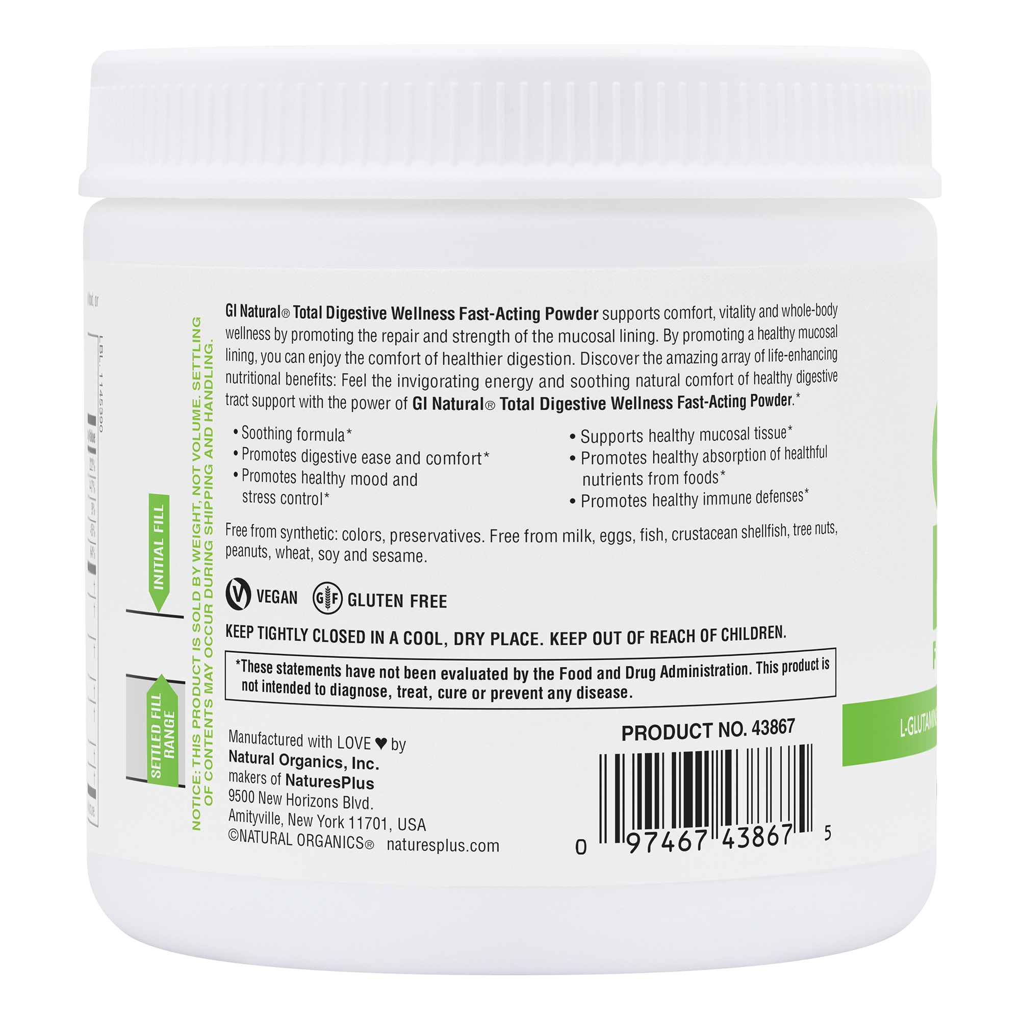 GI Natural® Drink Powder - 0.38 LB