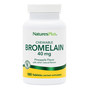 Chewable Bromelain 40 mg Tablets - 180 Count