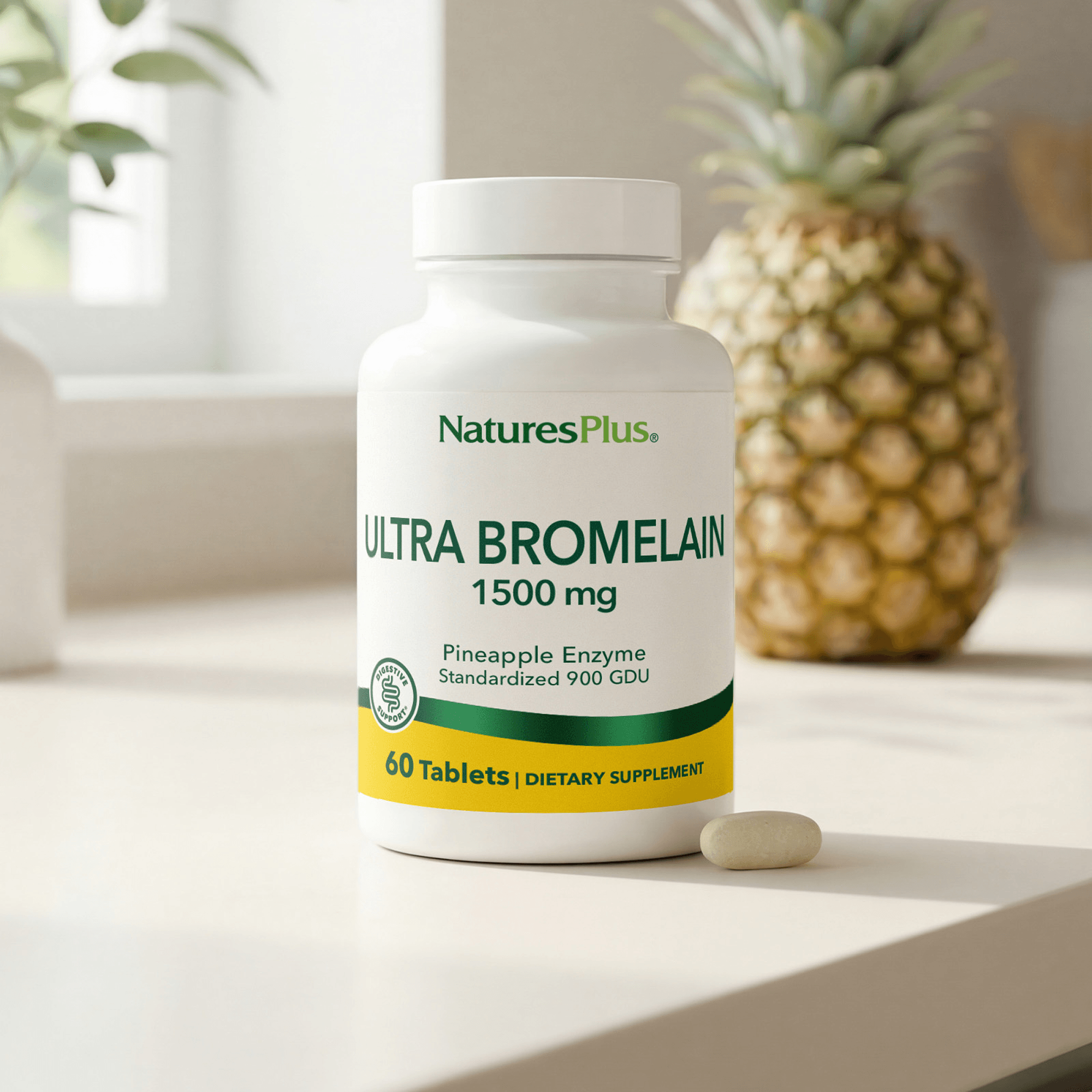 Ultra Bromelain 1500 Tablets - 60 Count