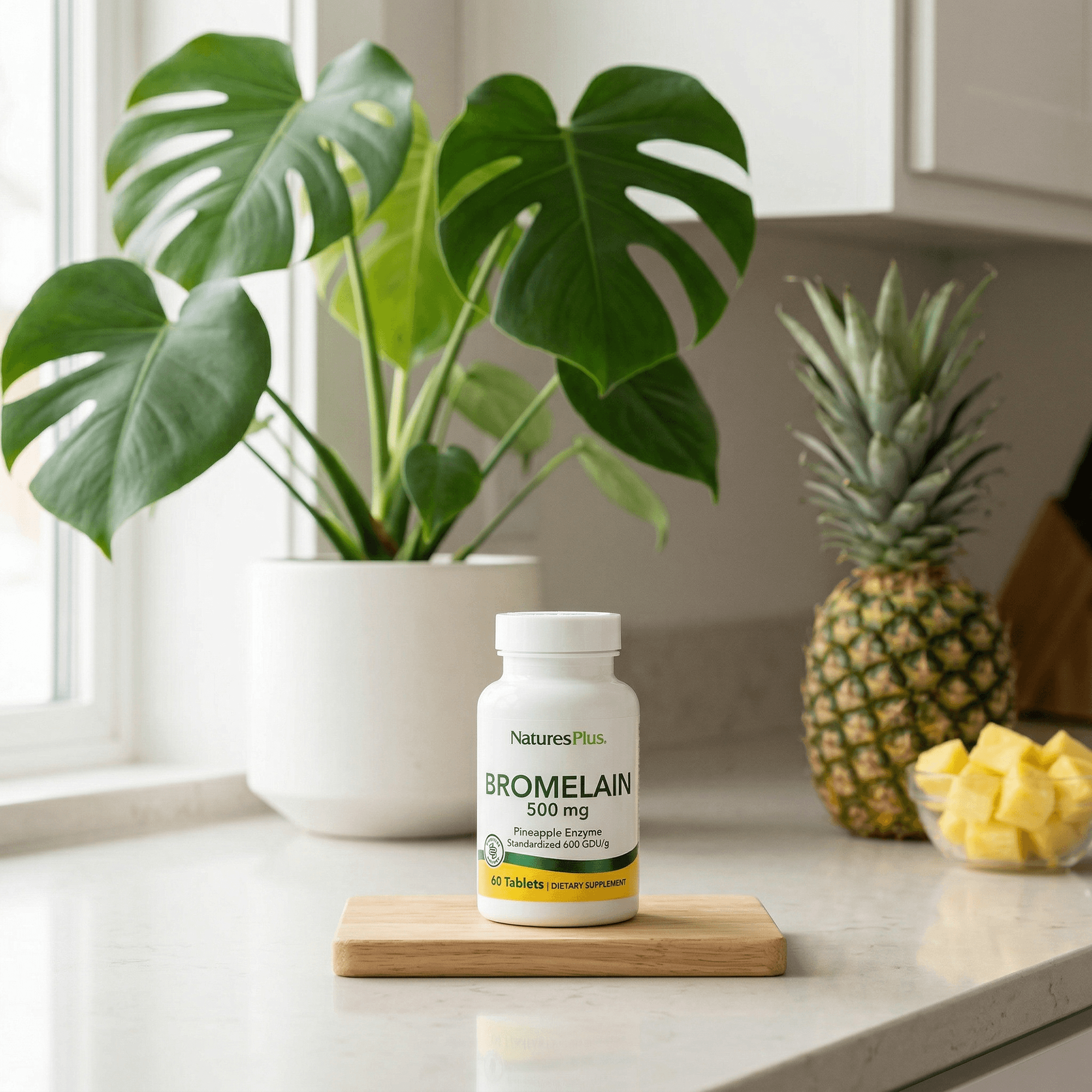 Bromelain 500 mg Tablets - 60 Count