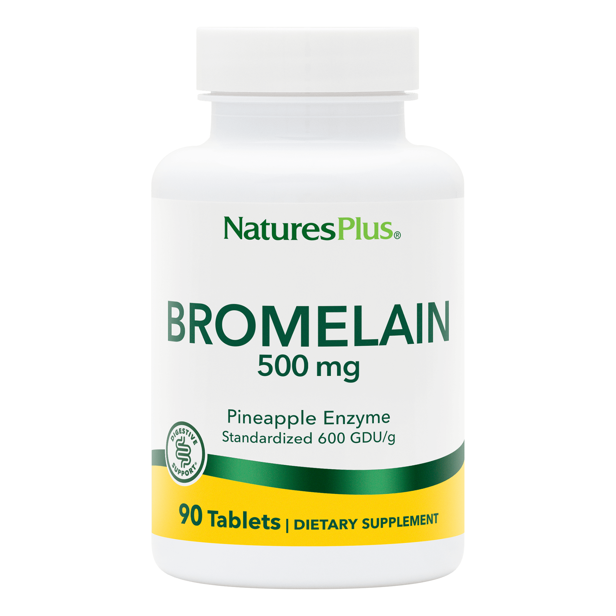 Bromelain 500 mg Tablets - 90 Count
