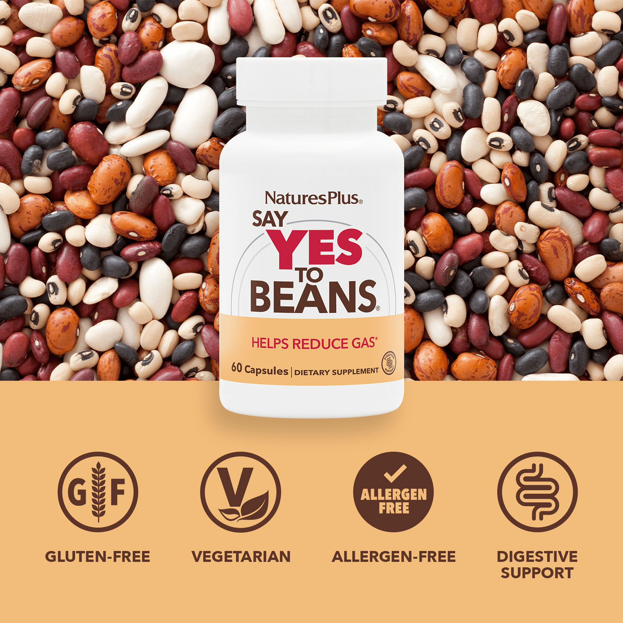 Say Yes To Beans® Capsules - 60 Count