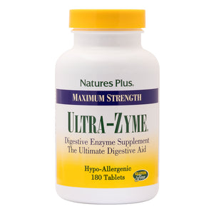 Frontal product image of Ultra-Zyme® Tablets containing 180 Count