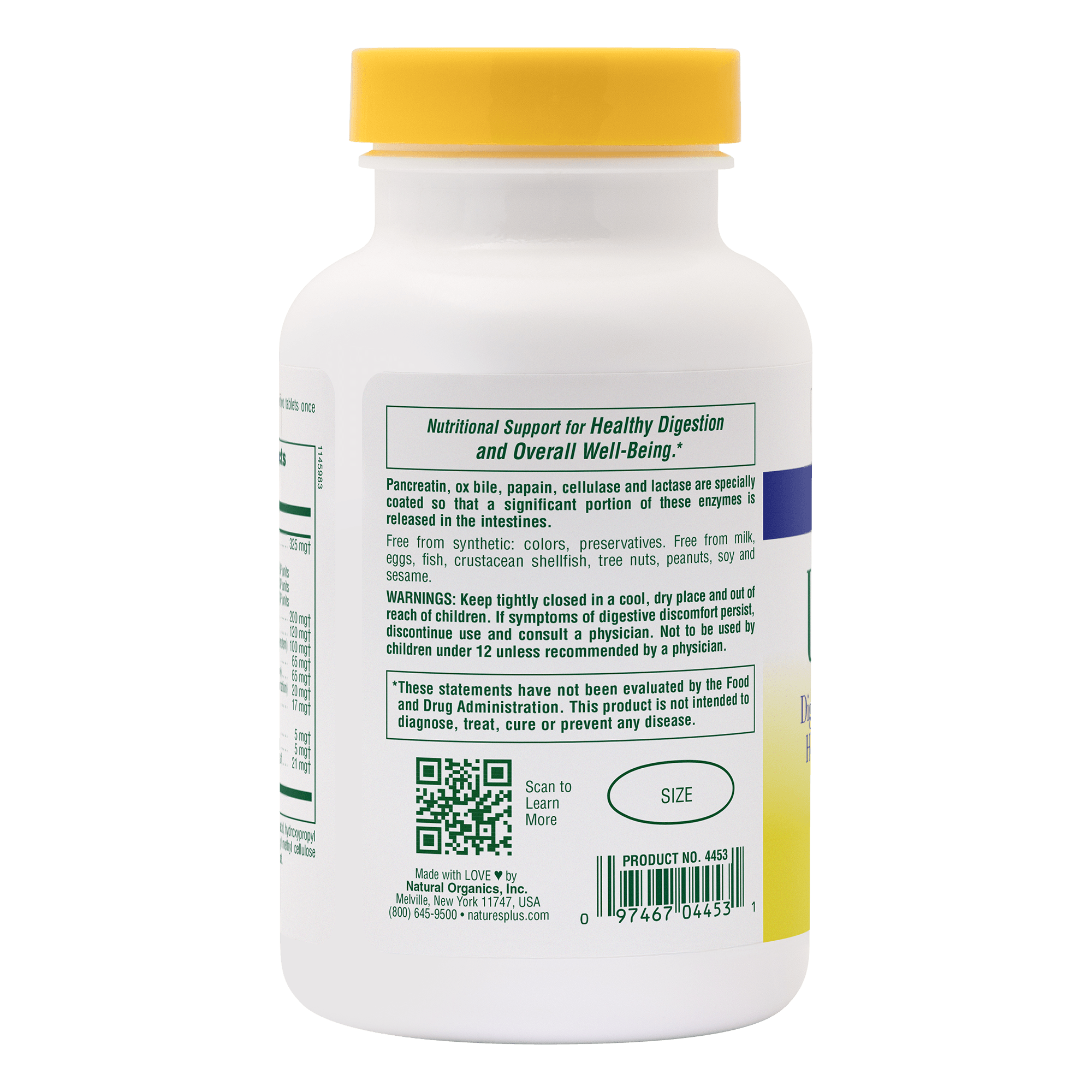 Ultra-Zyme® Tablets - 180 Count