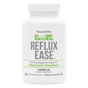 Frontal product image of GI Natural® Reflux Ease®* containing 60 Count