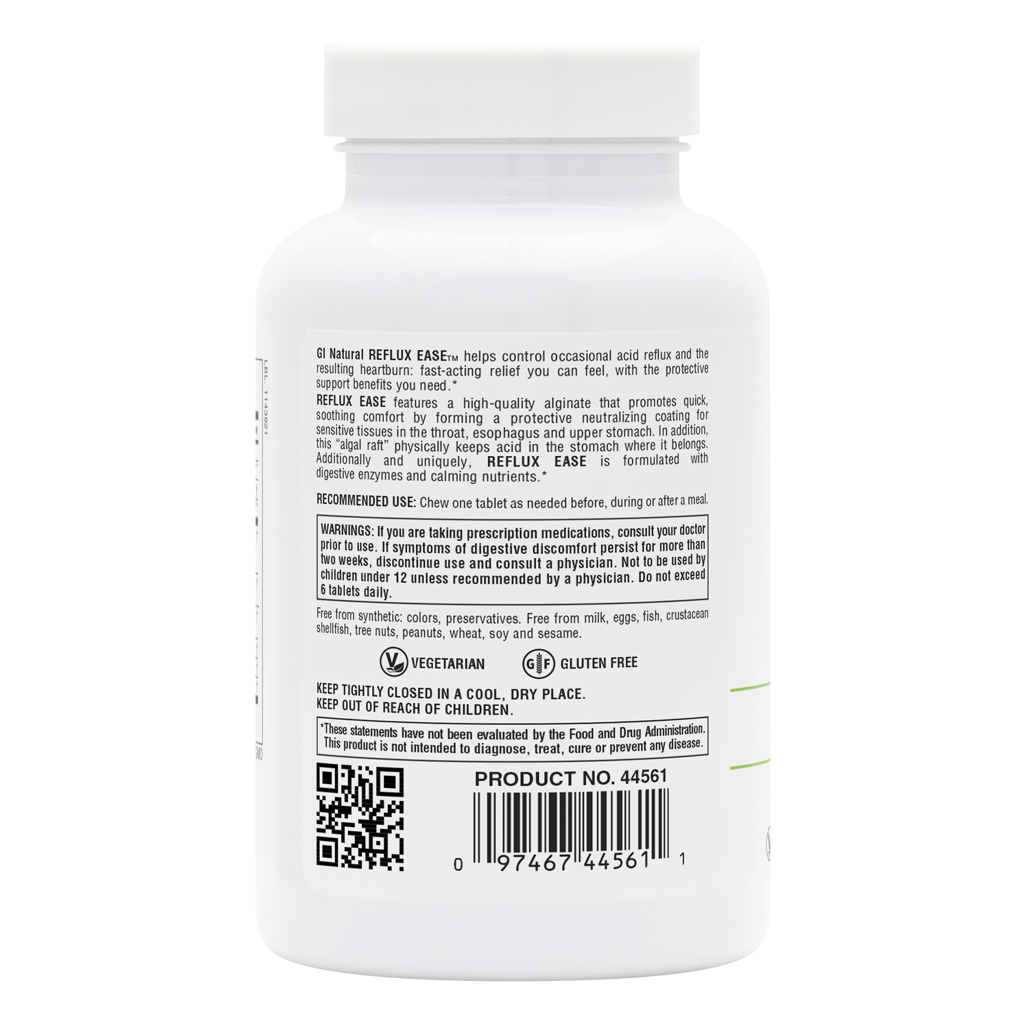 GI Natural® Reflux Ease®* - 60 Count