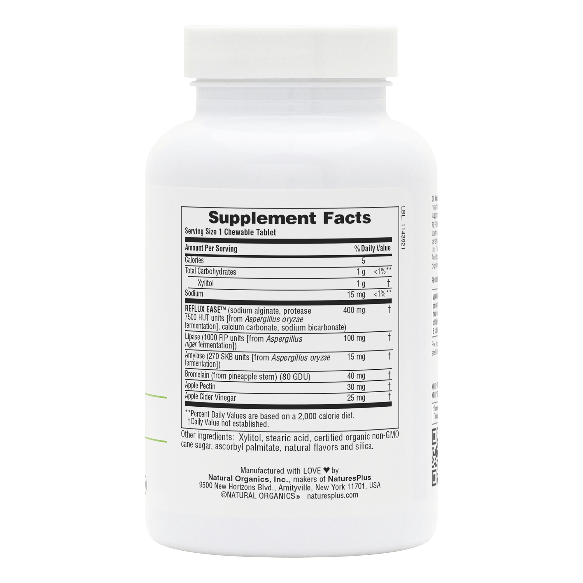 GI Natural® Reflux Ease®* - 60 Count