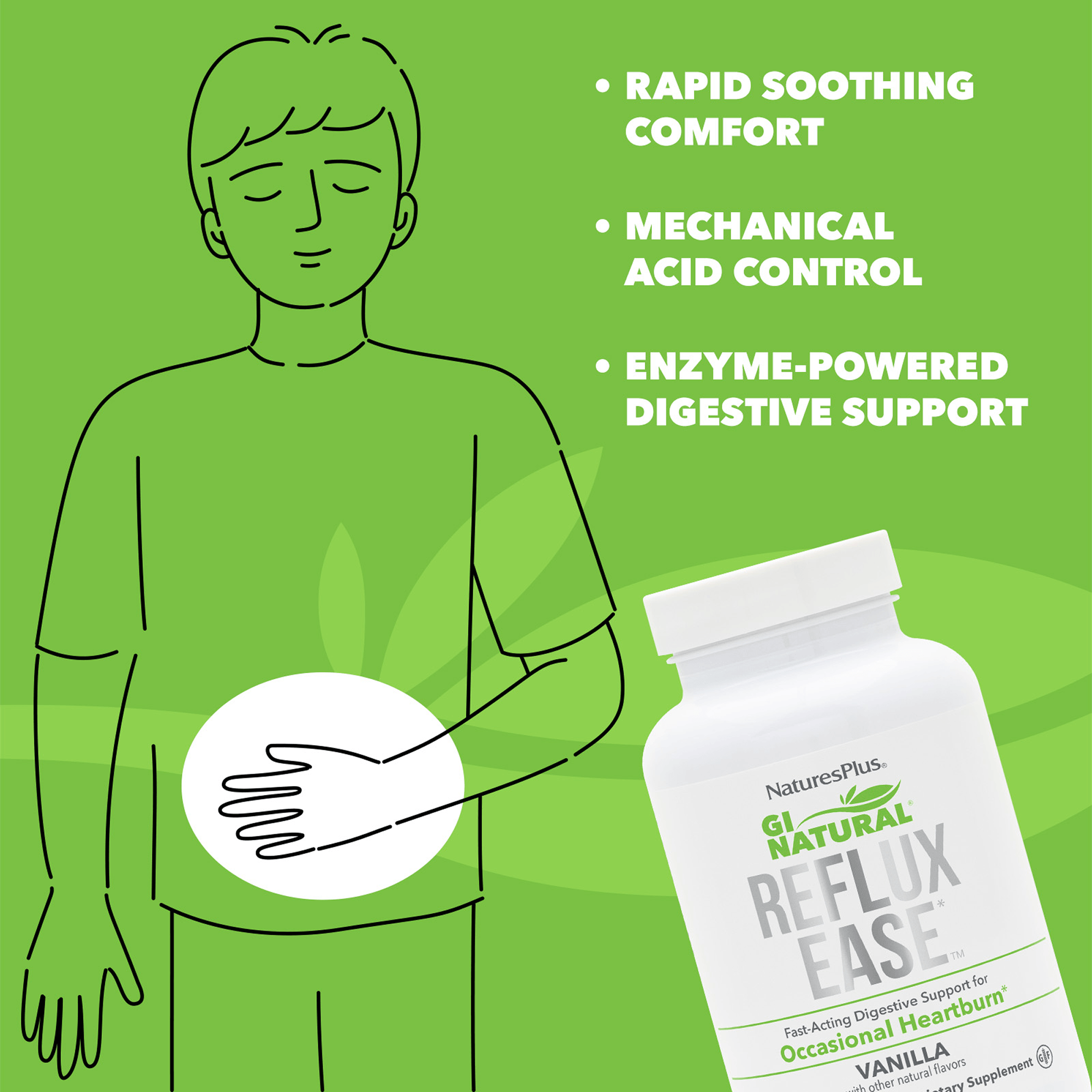 GI Natural® Reflux Ease®* - 60 Count