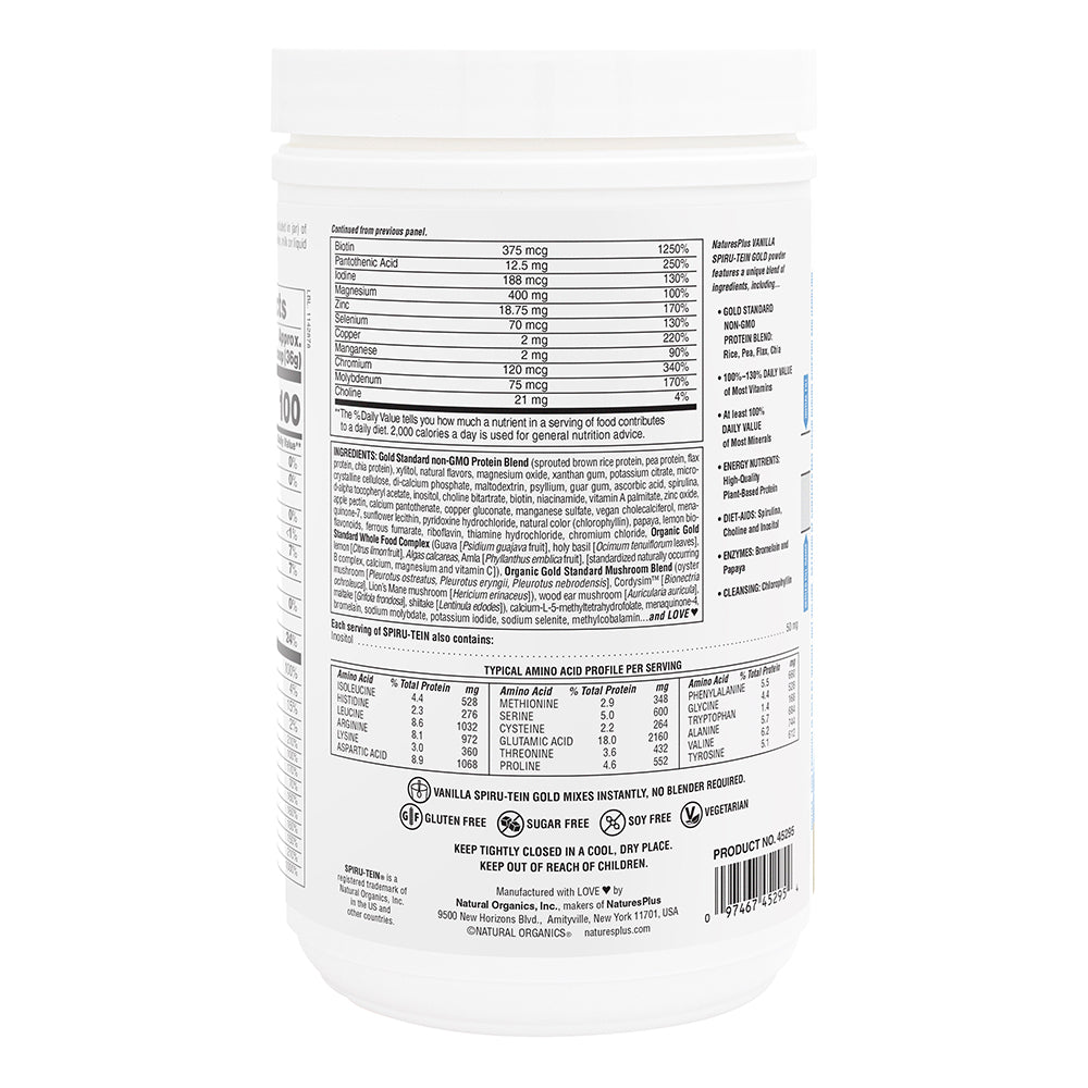 product image of SPIRU-TEIN® GOLD Shake - Vanilla containing 1,03 LB