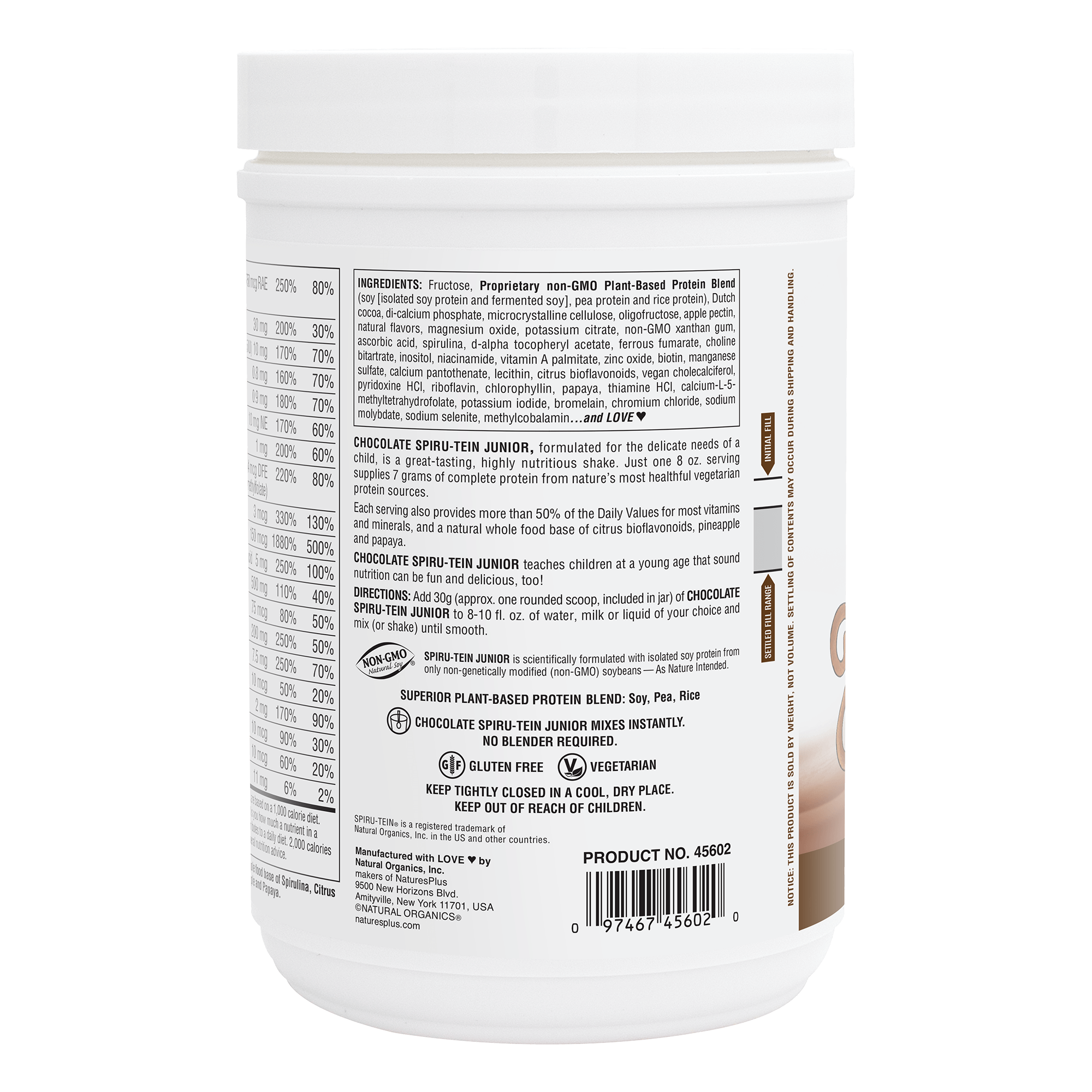 Children's SPIRU-TEIN® Junior - 1 LB