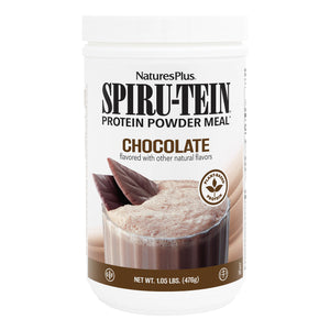 Frontal product image of SPIRU-TEIN® High-Protein Energy Meal** - Chocolate containing 1.05 LB