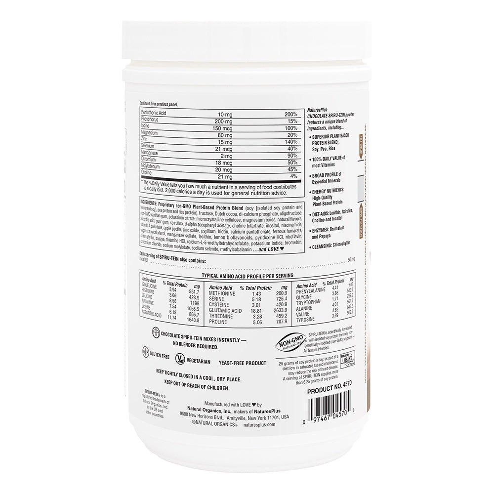 product image of SPIRU-TEIN® High-Protein Energy Meal** - Chocolate containing 1.05 LB