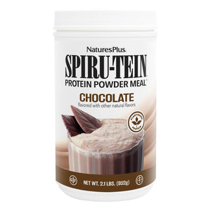 Frontal product image of SPIRU-TEIN® High-Protein Energy Meal** - Chocolate containing 2.10 LB