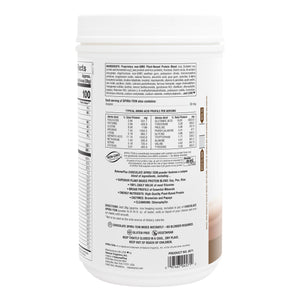 Second side product image of SPIRU-TEIN® Protein Powder Meal** - Chocolate containing 2,10 LB