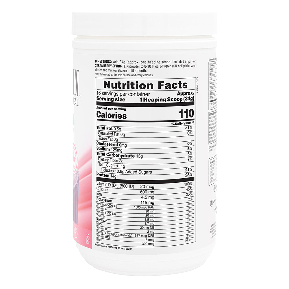 product image of SPIRU-TEIN® Protein Powder Meal** - Strawberry containing 1.20 LB