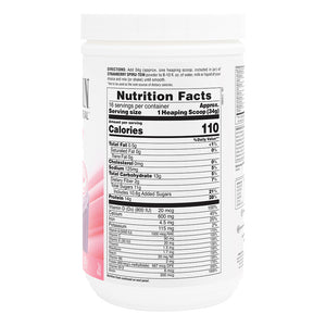 First side product image of SPIRU-TEIN® Protein Powder Meal** - Strawberry containing 1.20 LB